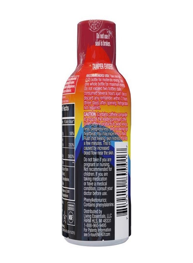5-hour ENERGY مشروب طاقة يدوم 5 ساعات، قوة عادية، بنكهة الرمان، 1.93 أونصة، 12 عبوة - Image 4